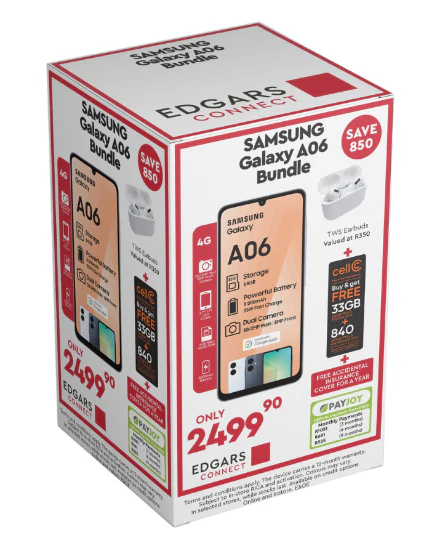 Galaxy A06 Box Deal 64GB Black Cellphone - Image 2