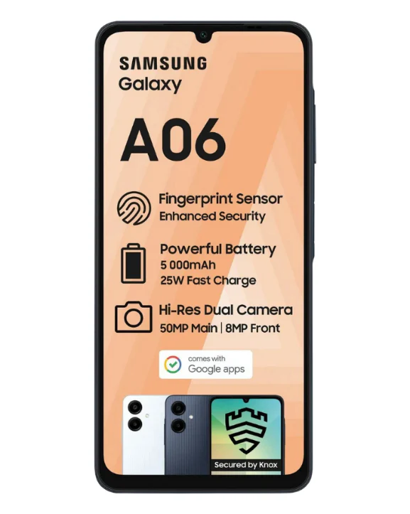 Galaxy A06 Box Deal 64GB Blue Cellphone Cell C - Image 2
