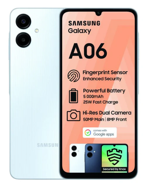 Galaxy A06 Box Deal 64GB Blue Cellphone Cell C - Image 4