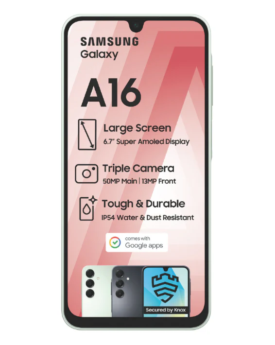 Galaxy A16 128GB Dual Sim Green Cellphone Cell C