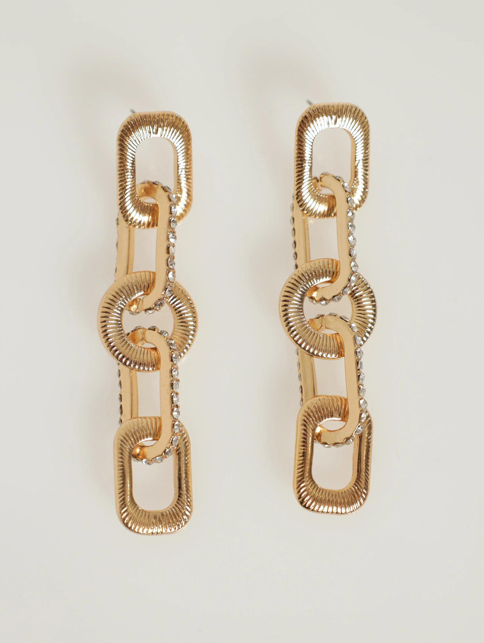 Chain Link Diamante Earrings
