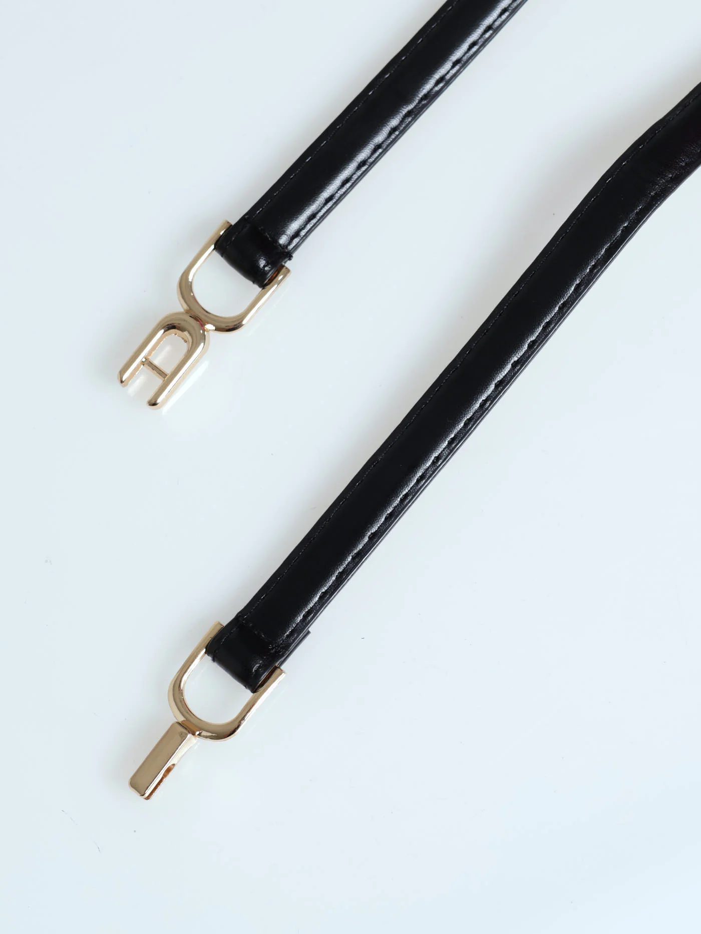 Chain Link Waisted Belt - Black