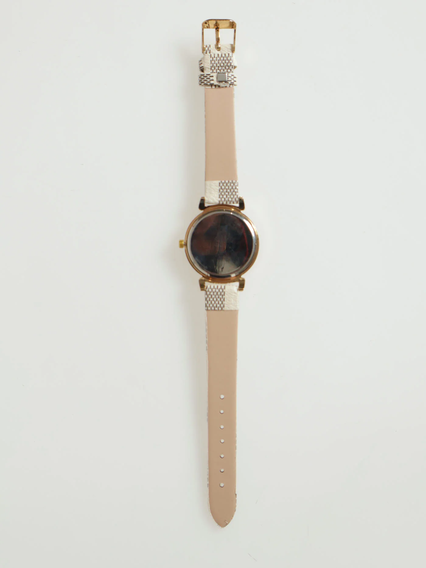 Checkerboard Pu Watch - Black/White - Image 3