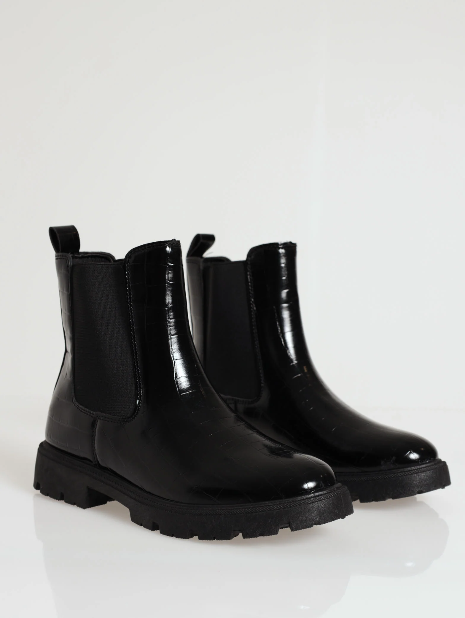 Snake Skin Embossed Chelsea Boot - Image 3