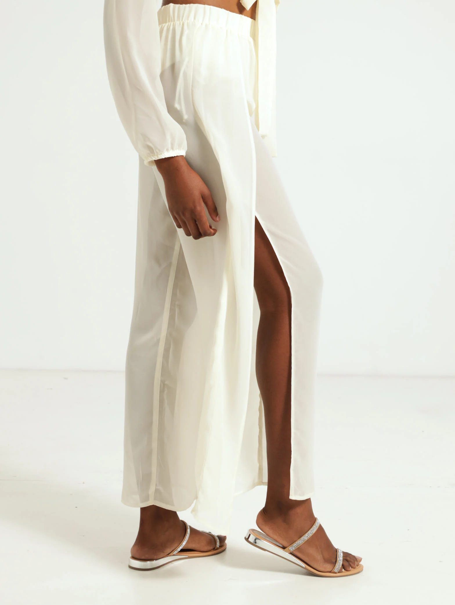 Chiffon Flare Pants - Image 2
