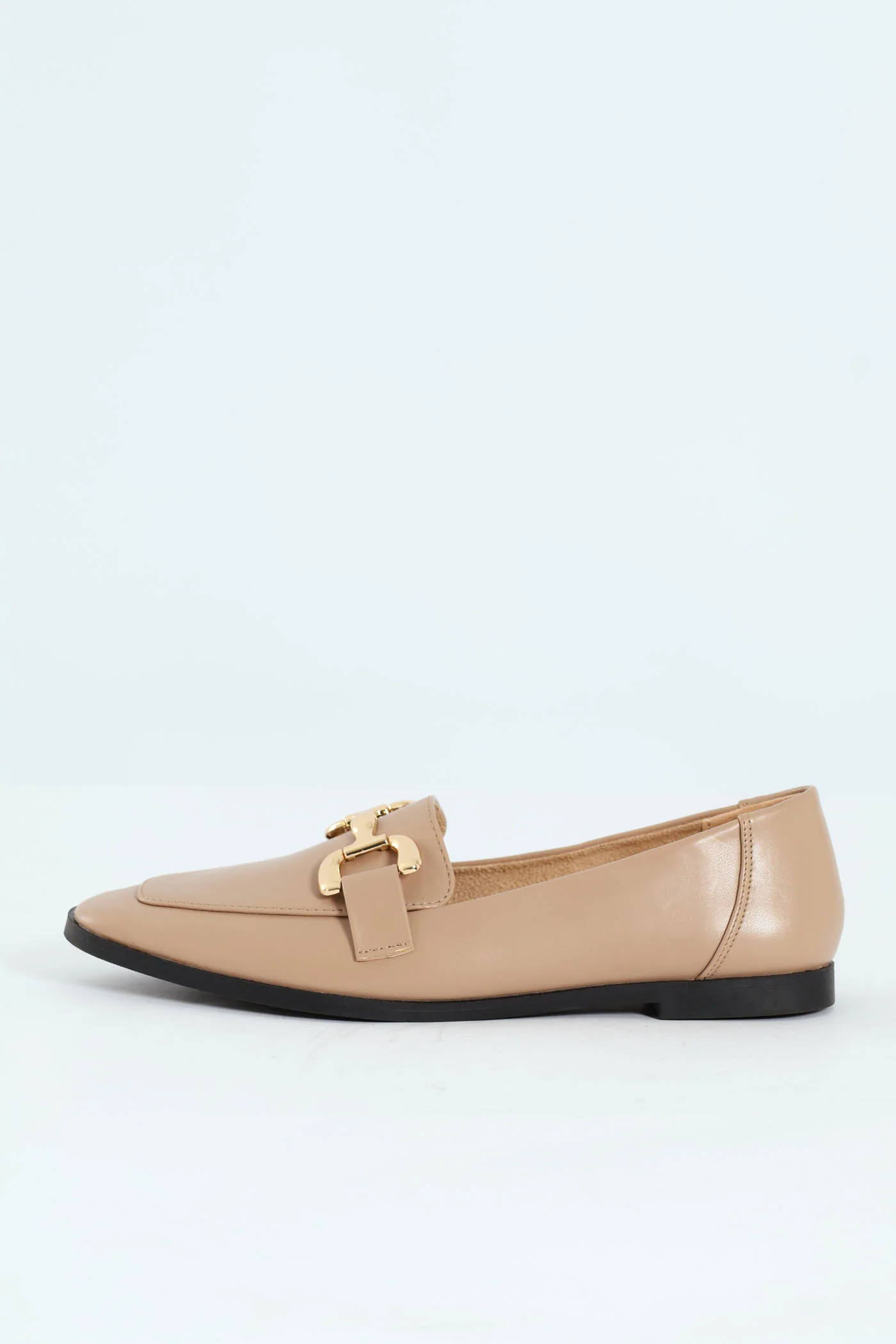 Chunky Bar Trim Loafer - Taupe - Image 2