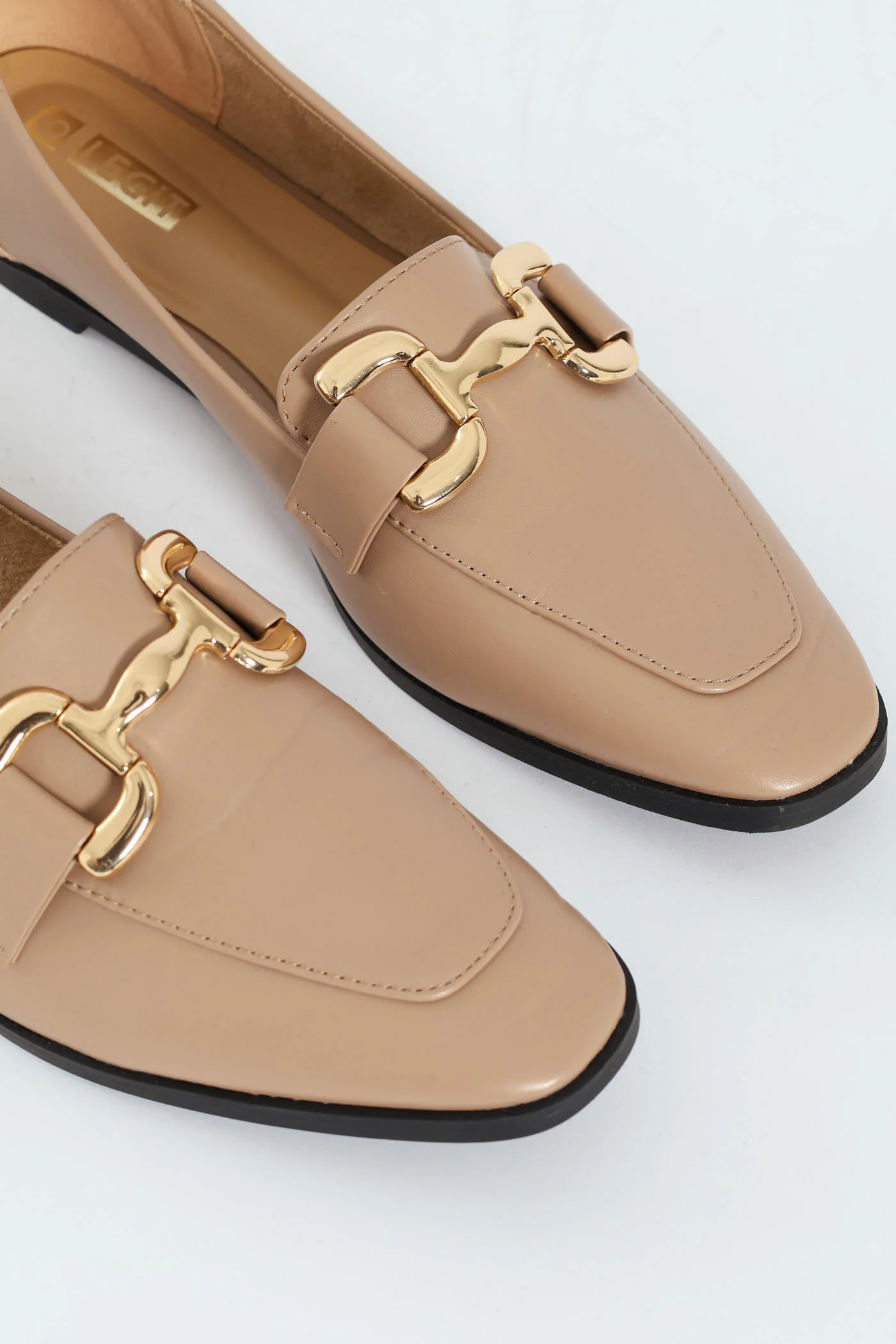 Chunky Bar Trim Loafer - Taupe - Image 5