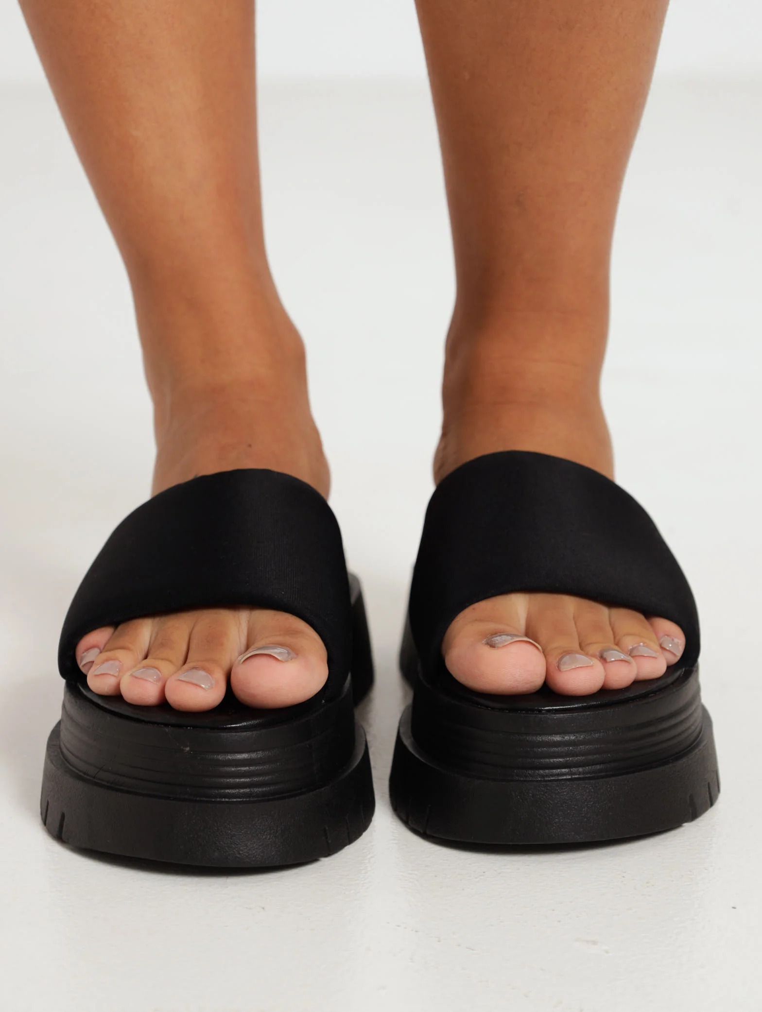 Chunky Flatform Neoprene Sandal - Image 2