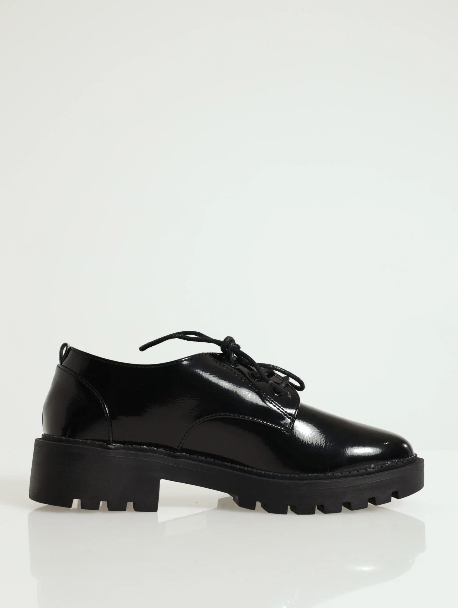 Chunky Patent Lace Up Sneaker - Image 2