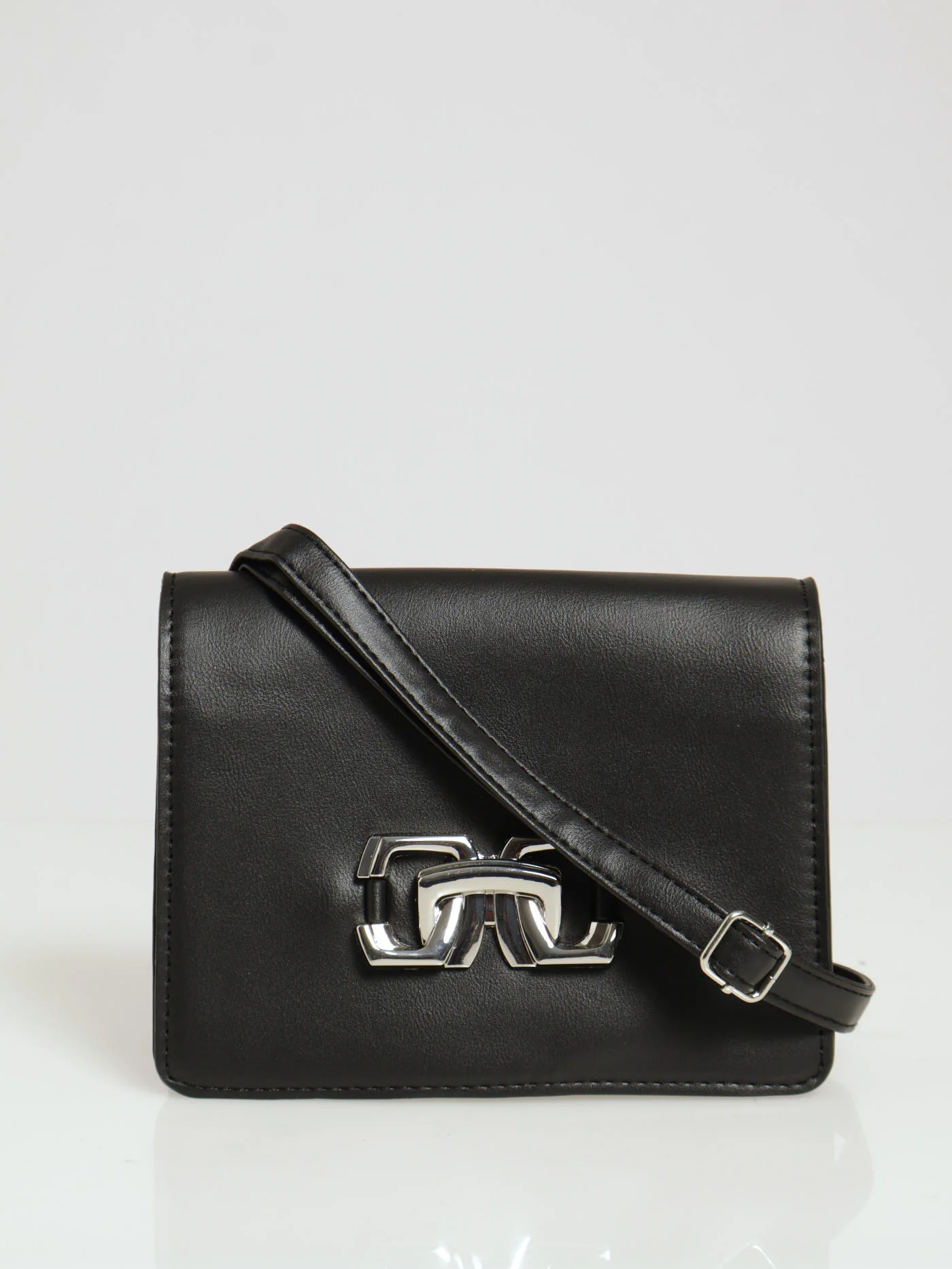 Chunky Trim Detail Satchel - Black - Image 3