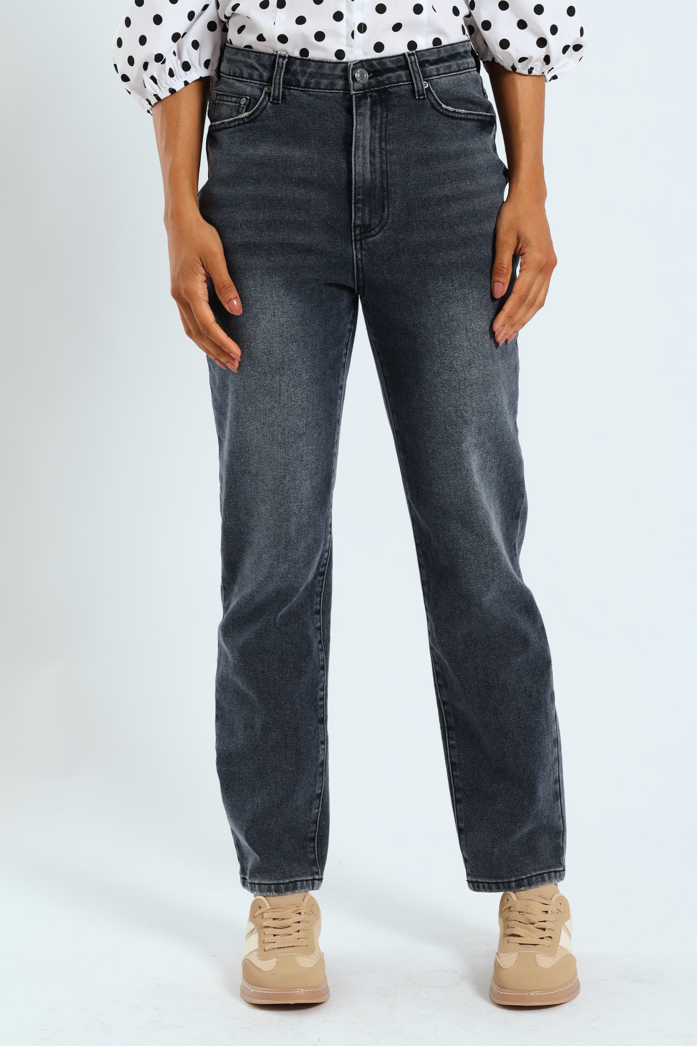 Classic Slim Leg Jean - Blue/Black