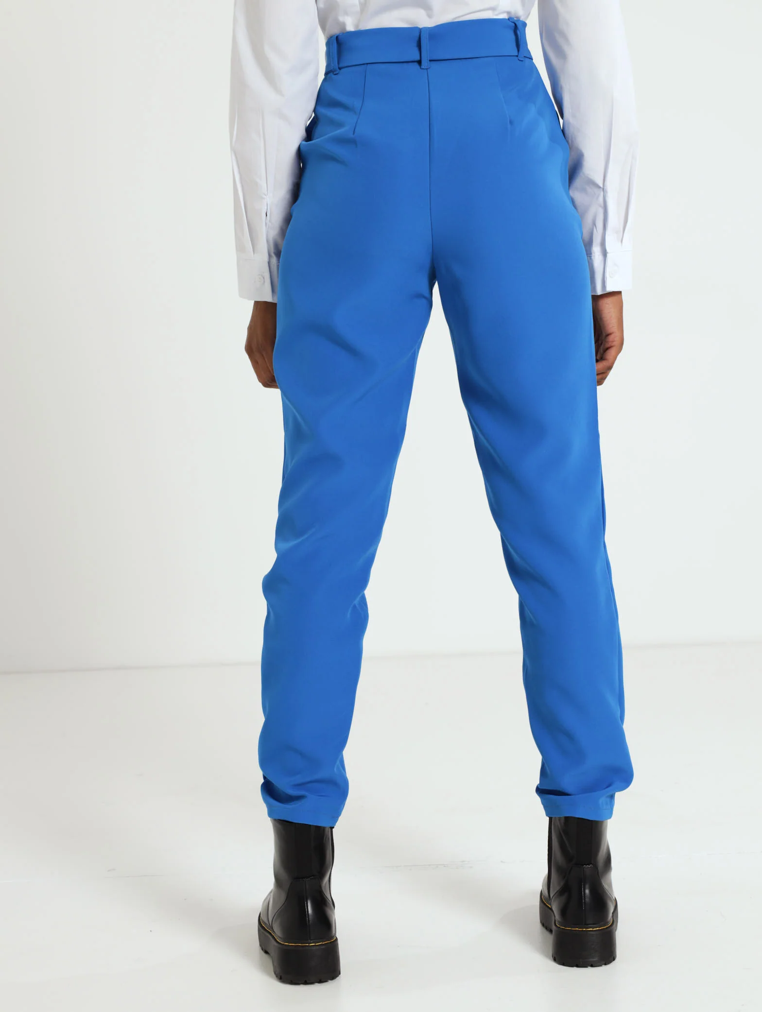 Cobalt Belted Slimleg Pants - Image 4