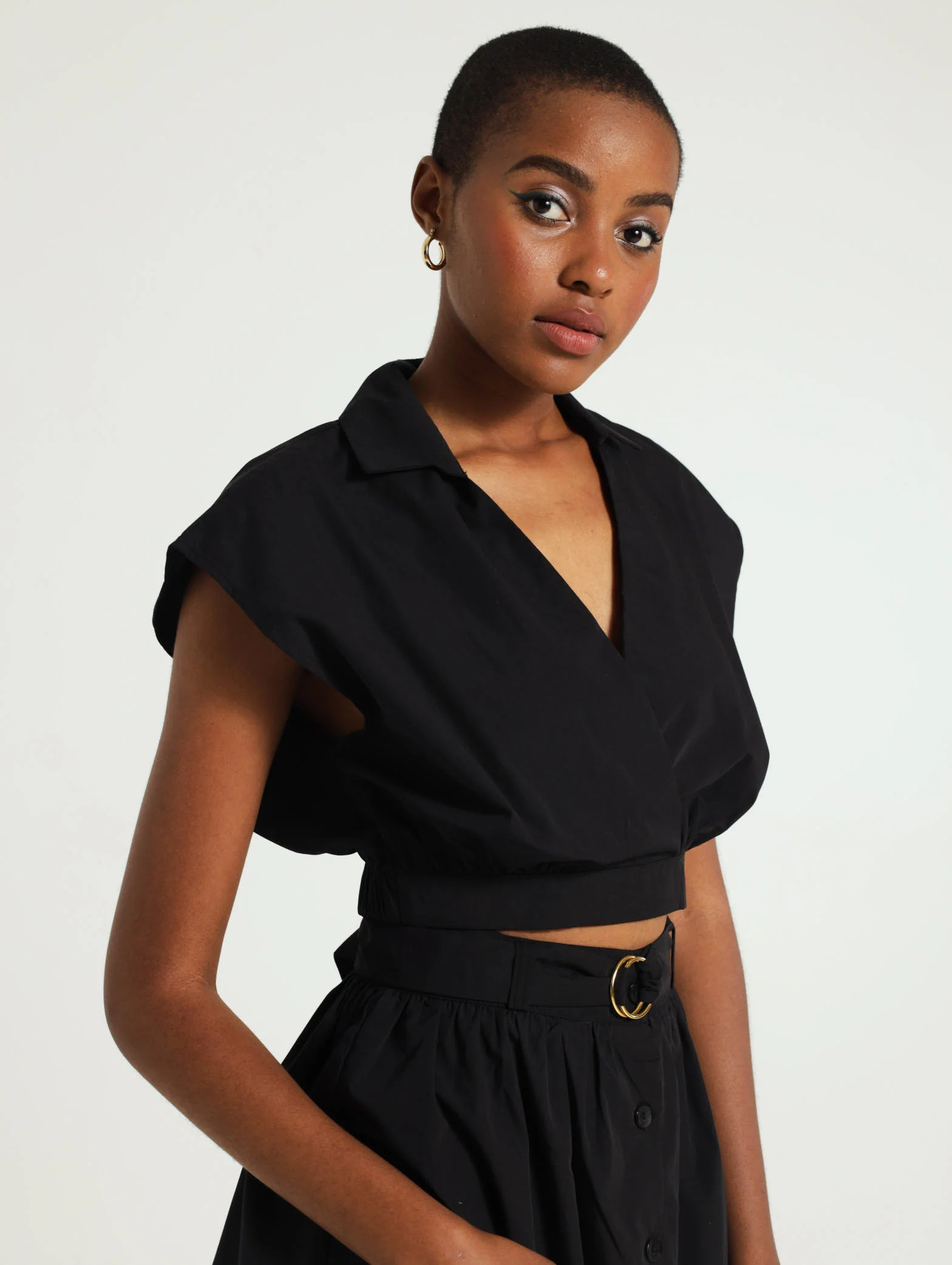 Collar Poplin Top - Image 2