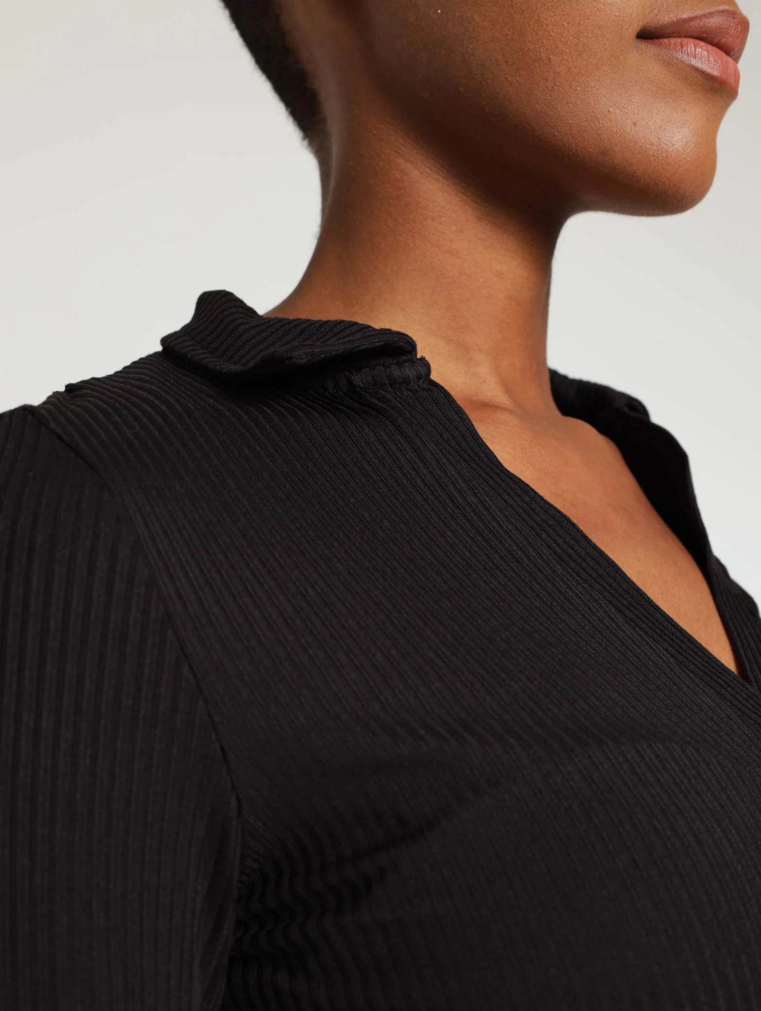 Collar Rib Detail Top - Image 4