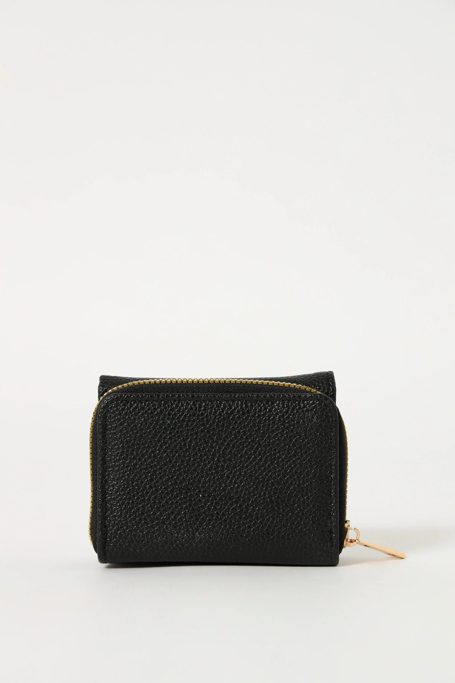 Compartment Zip Through Wallet - Black - Image 4