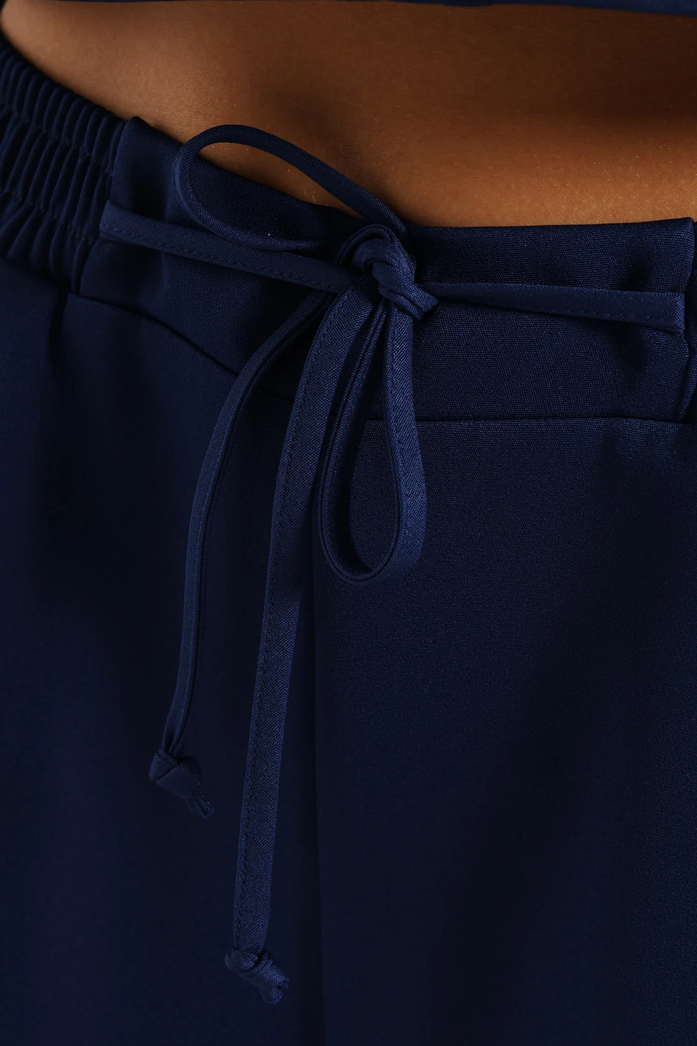 Contrast Side Seam Barbi Pants - Navy - Image 4