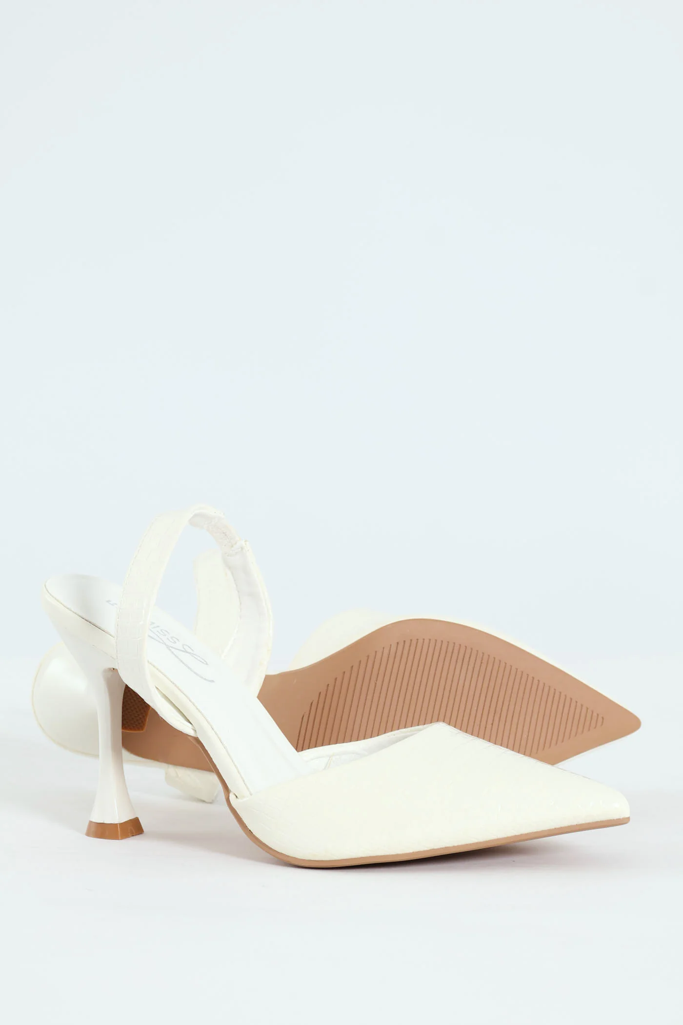 Core Hi Slingback Pointy Court Heel - White - Image 5