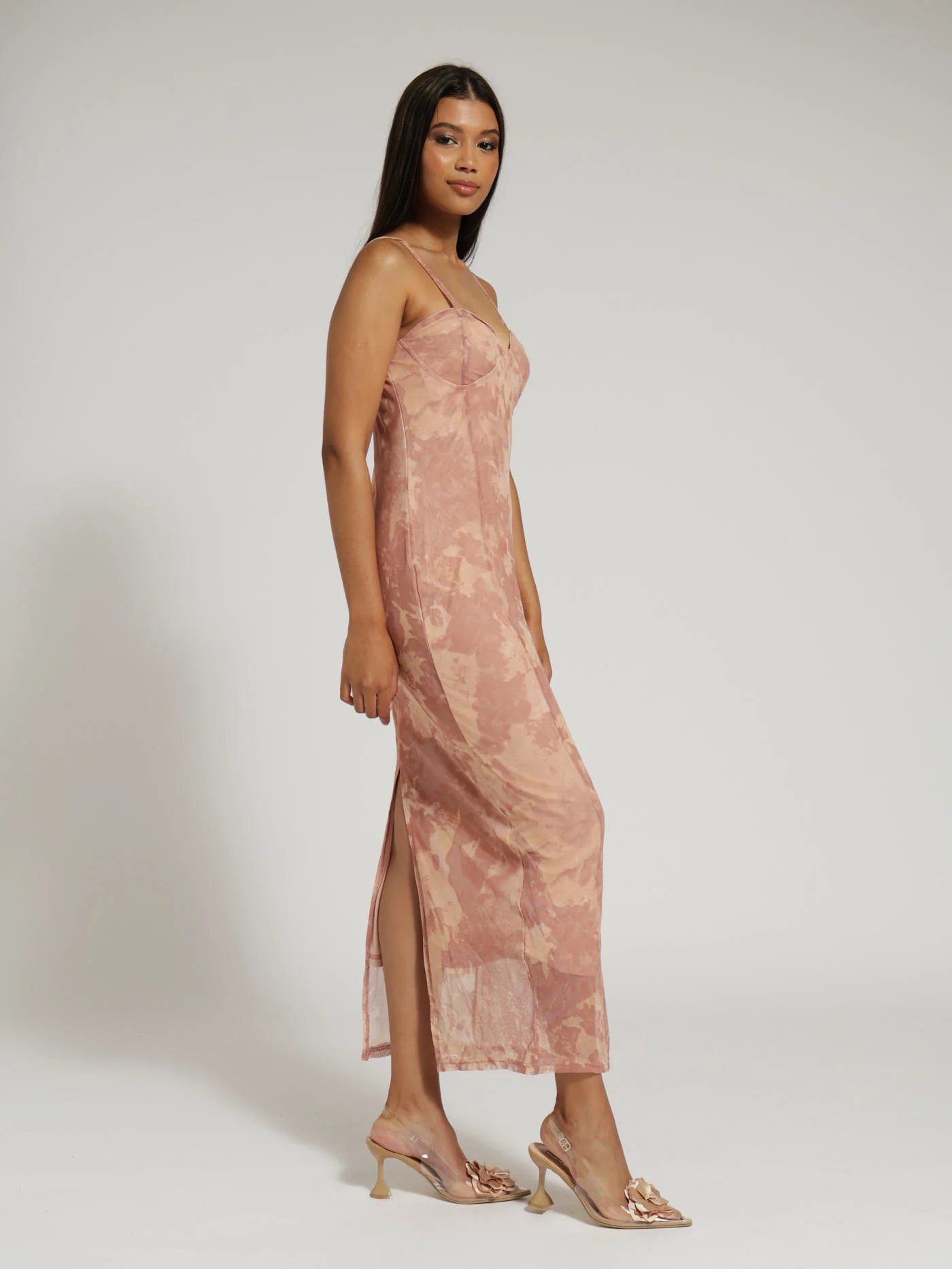 Corset Panel Midi Dress - Image 2