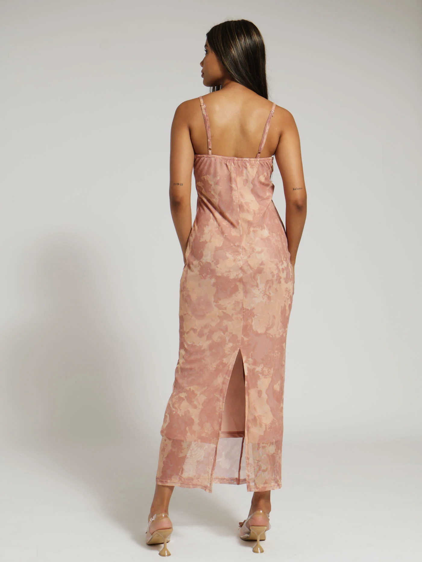 Corset Panel Midi Dress - Image 3