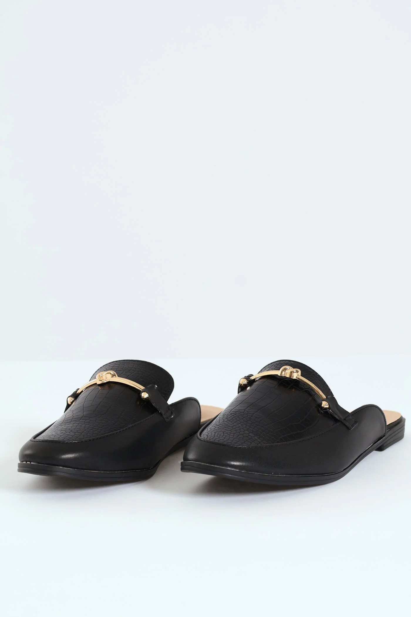 Croc Apron Push In Loafer- Black - Image 7