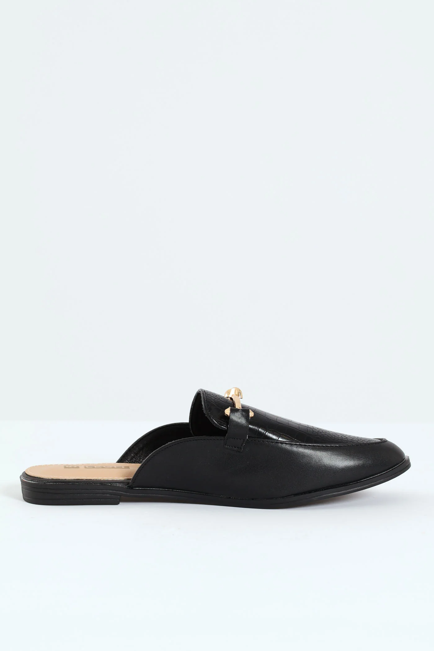 Croc Apron Push In Loafer- Black - Image 9