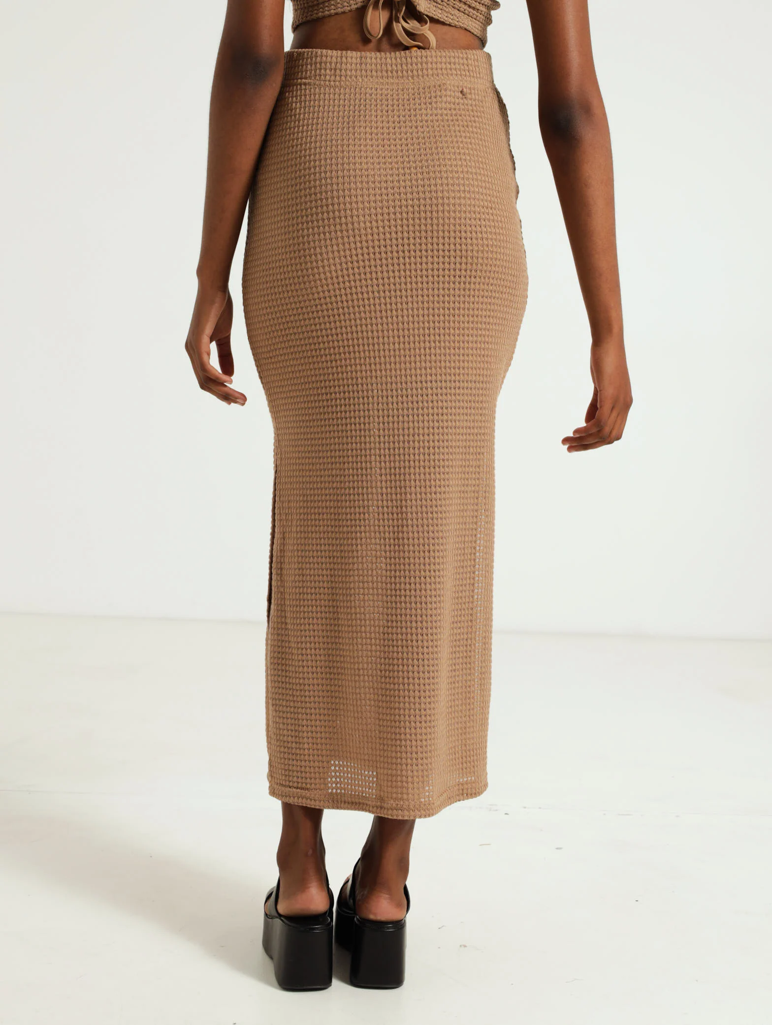 Crochet Look Midi Skirt - Image 4