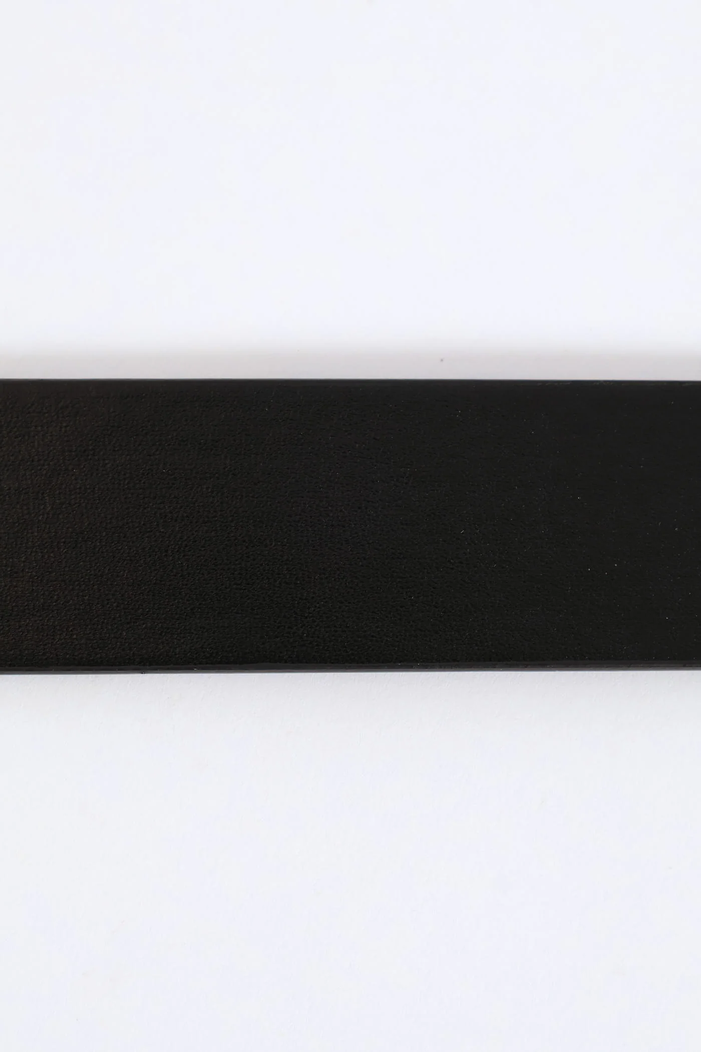 Curved Buckle Puller Belt - Matte silver - Image 2