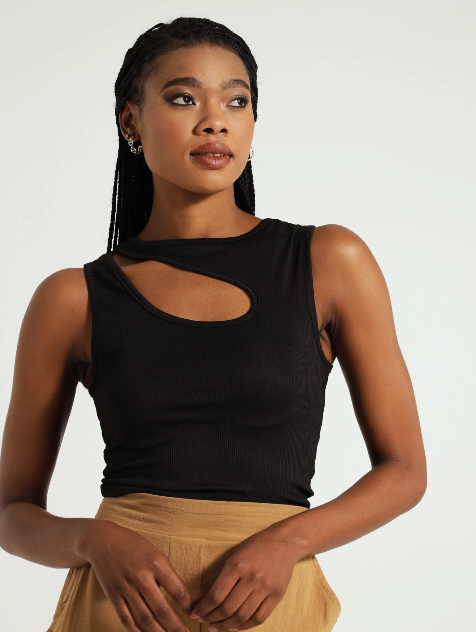 Cutout Detail Tank Top