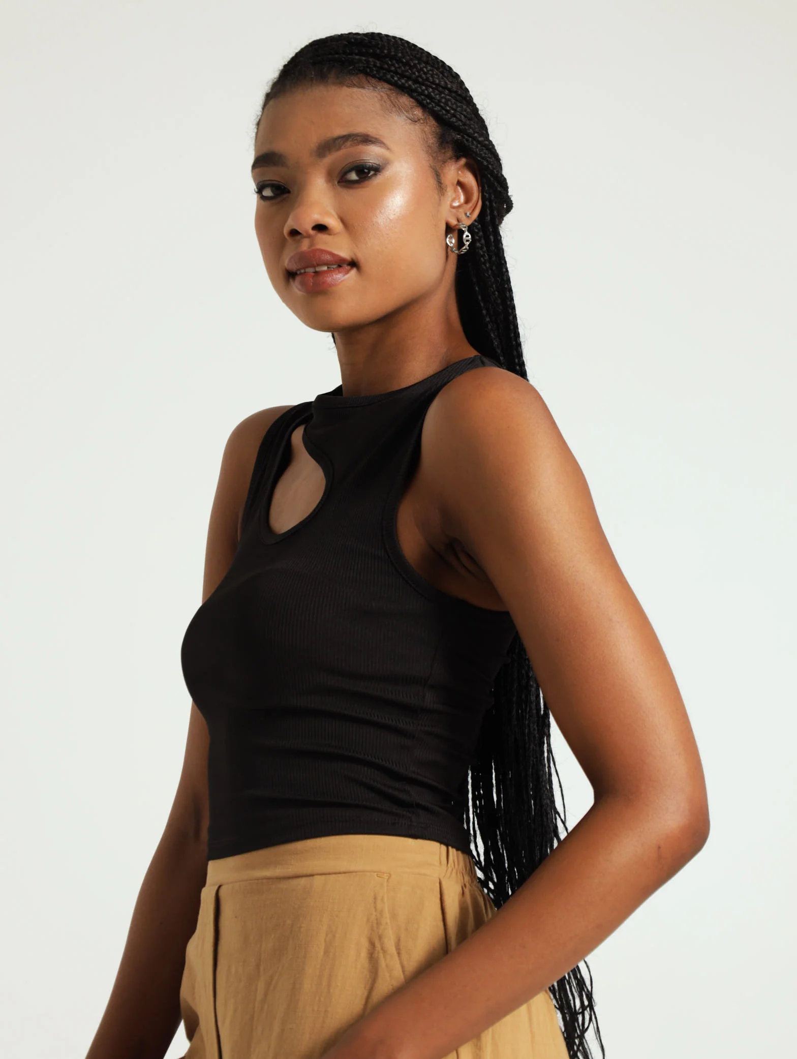 Cutout Detail Tank Top - Image 2