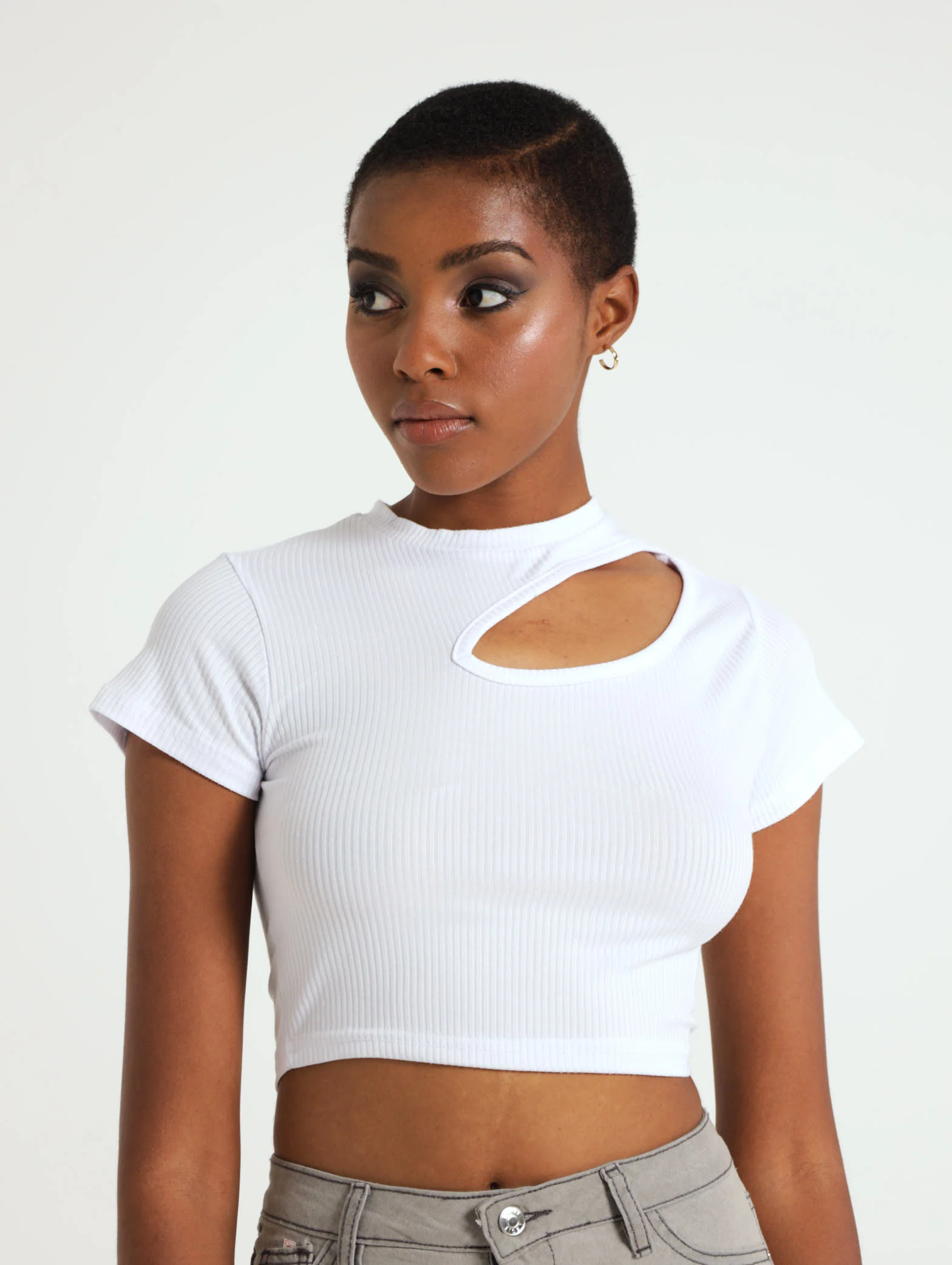 Cutout Detail Tee