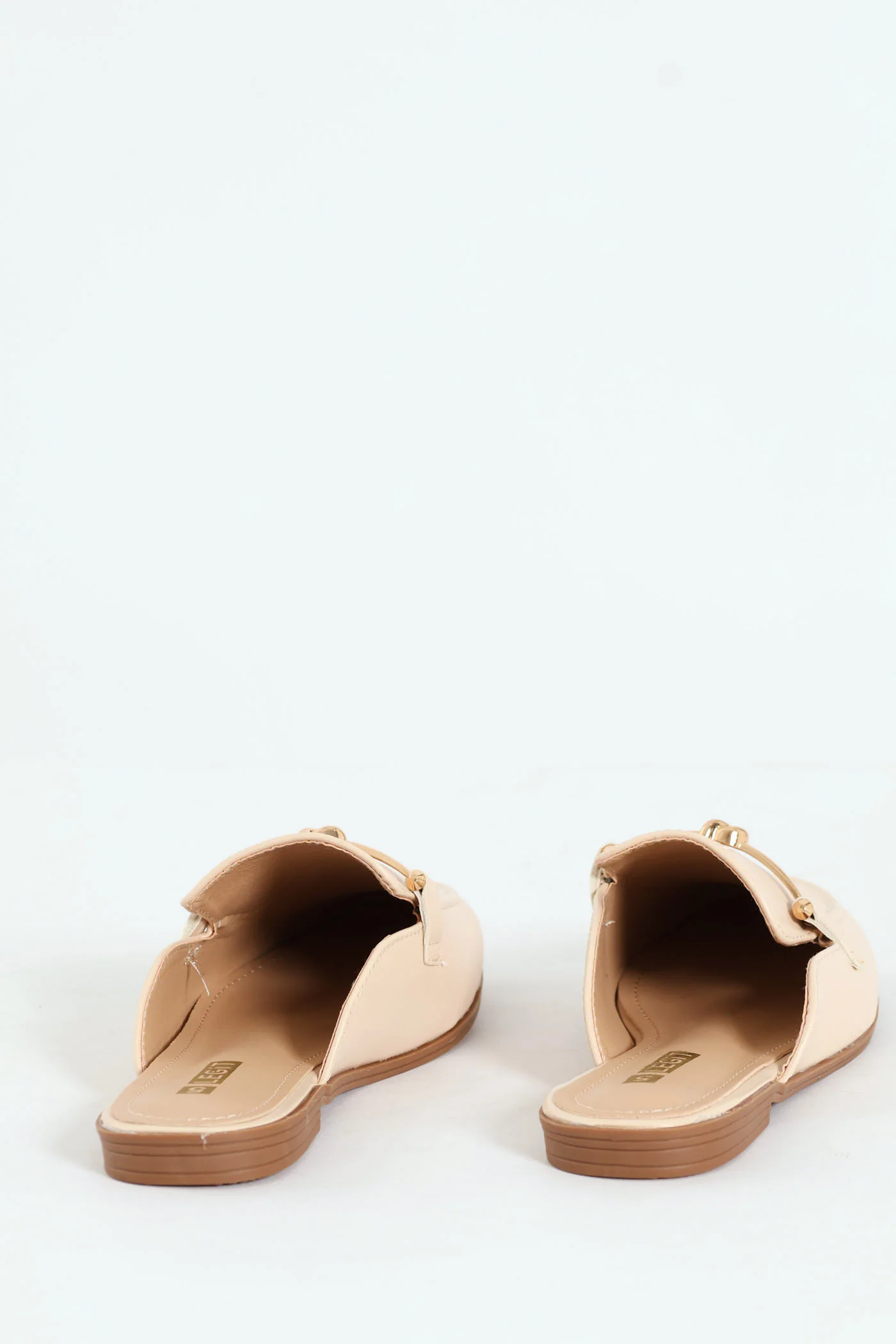 Dainty Knot Trim Push In Loafer - Off White - Image 3