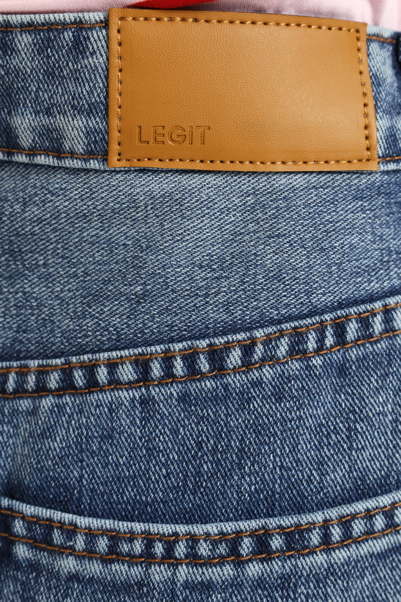Dark Wash Jort - Dark Stonewash - Image 5