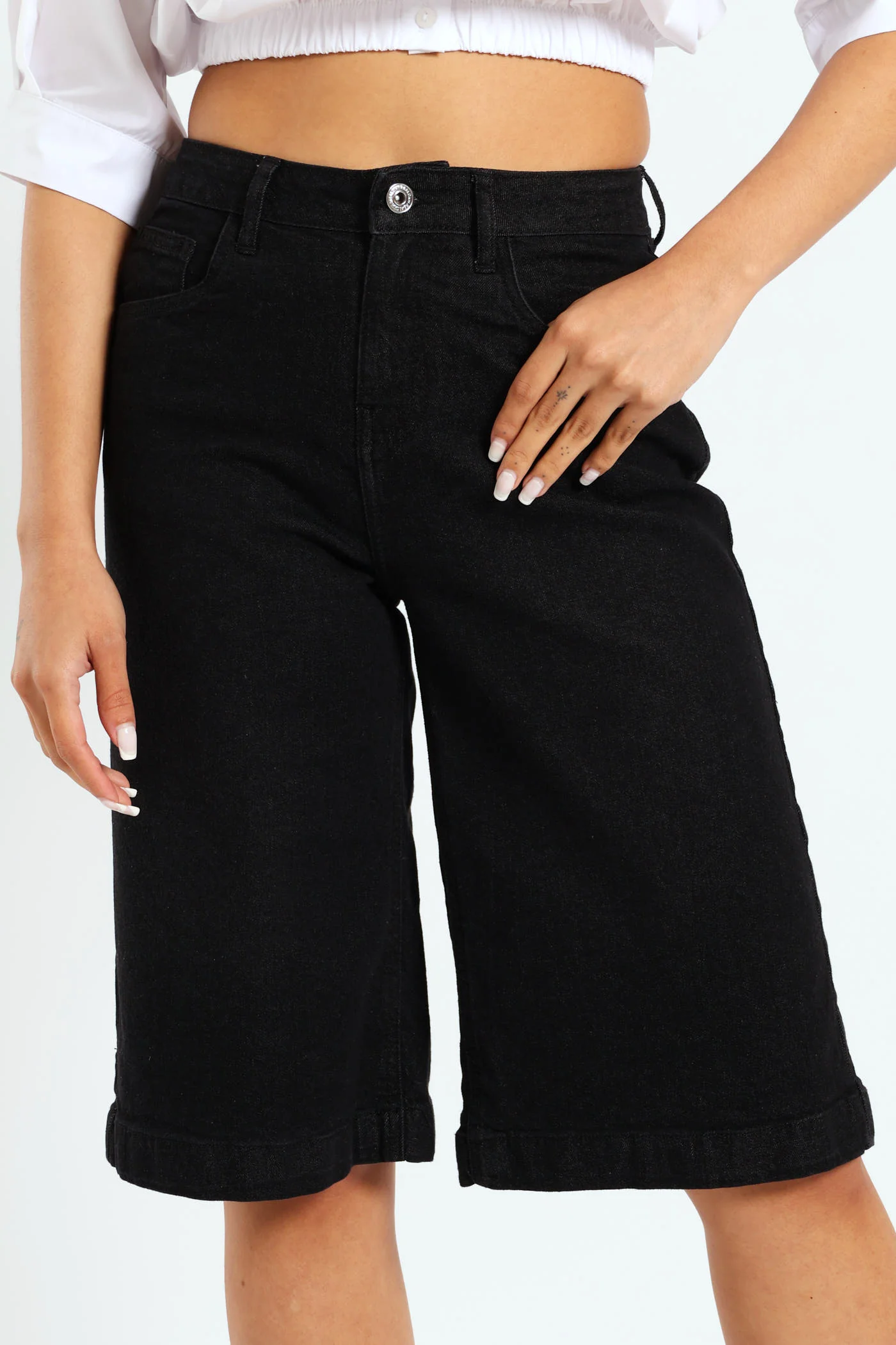 Denim Jort - Black