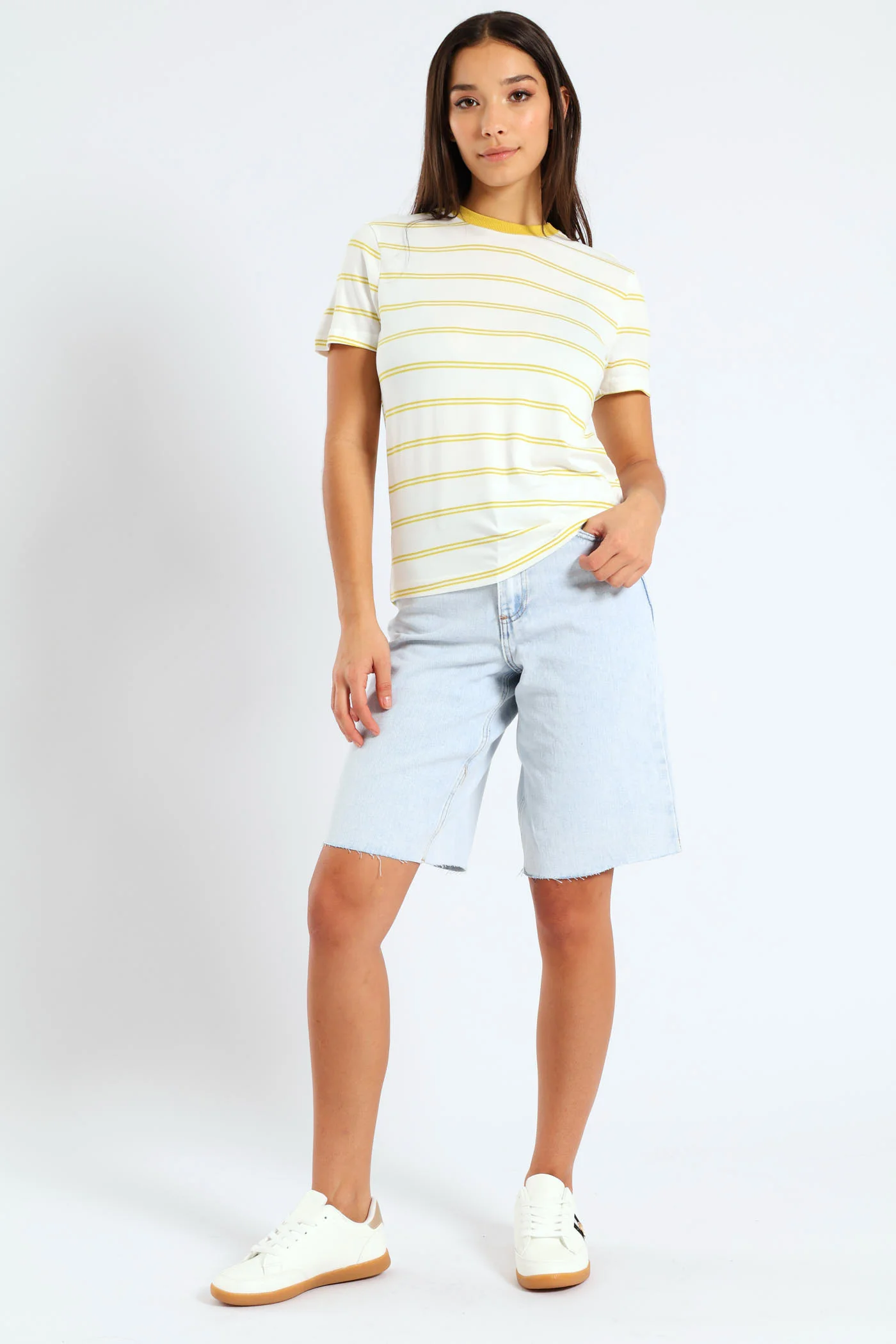 Denim Jorts - Light Wash - Image 2