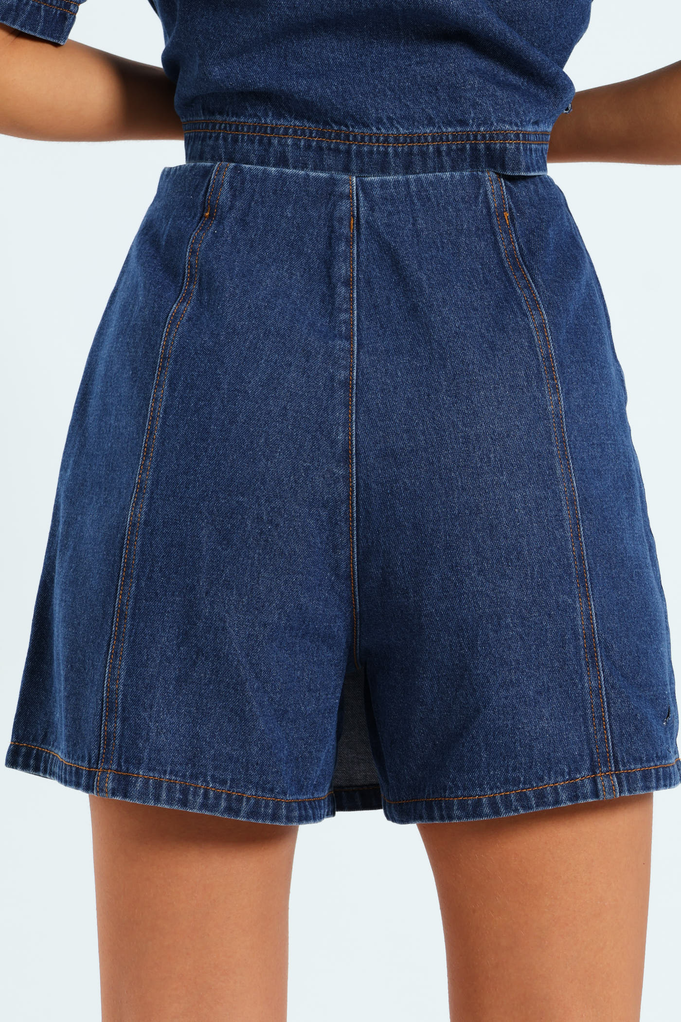 Denim Skort - Ink - Image 7