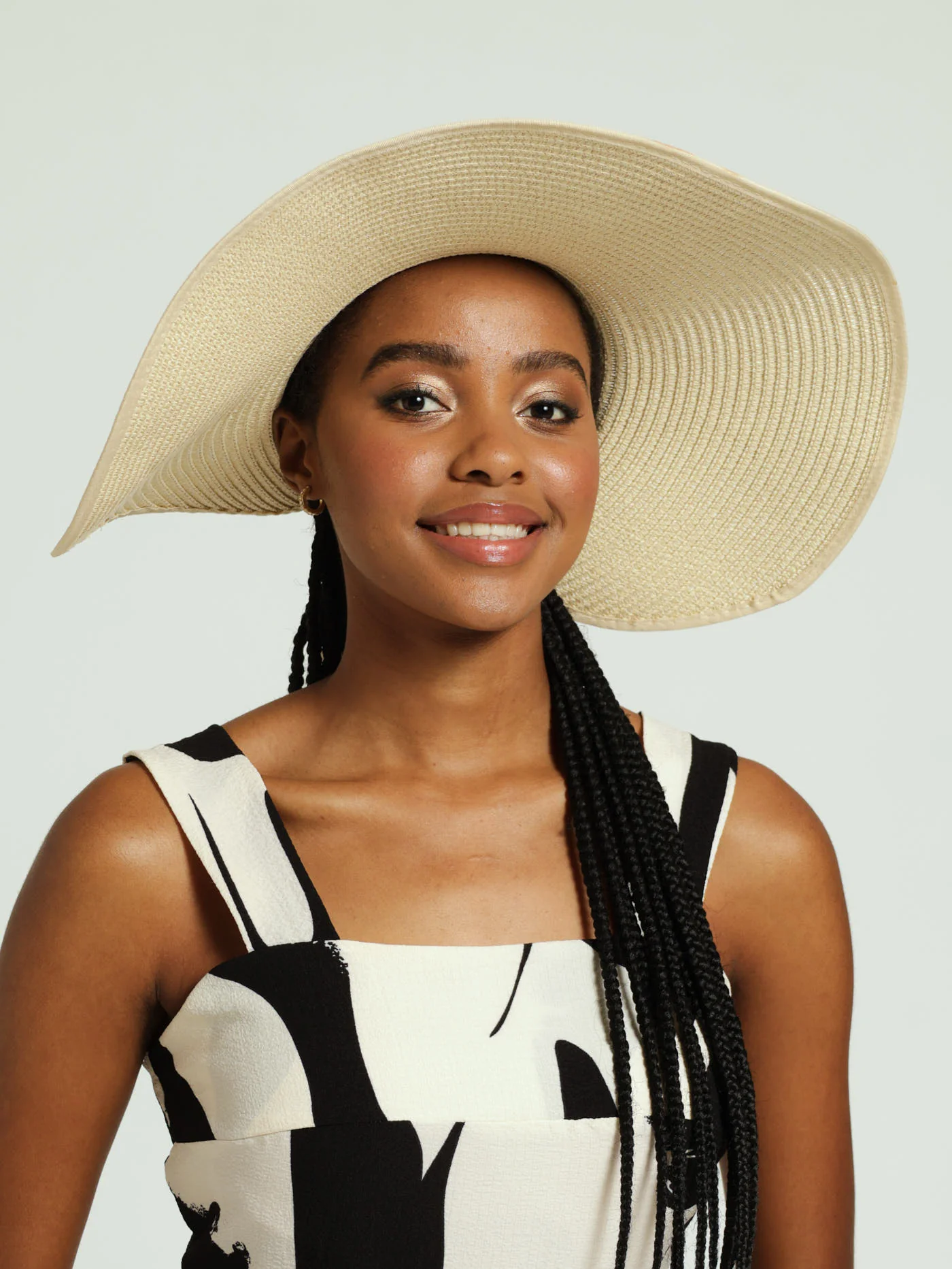 Detachable Straw Sunhat - Natural - Image 2
