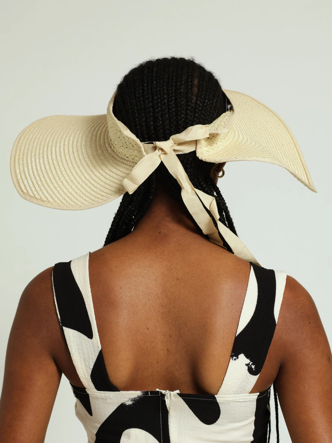 Detachable Straw Sunhat - Natural - Image 3