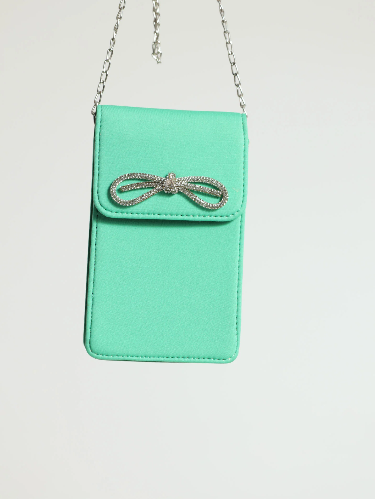 Diamante Bow Cellphone Satchel - Image 2