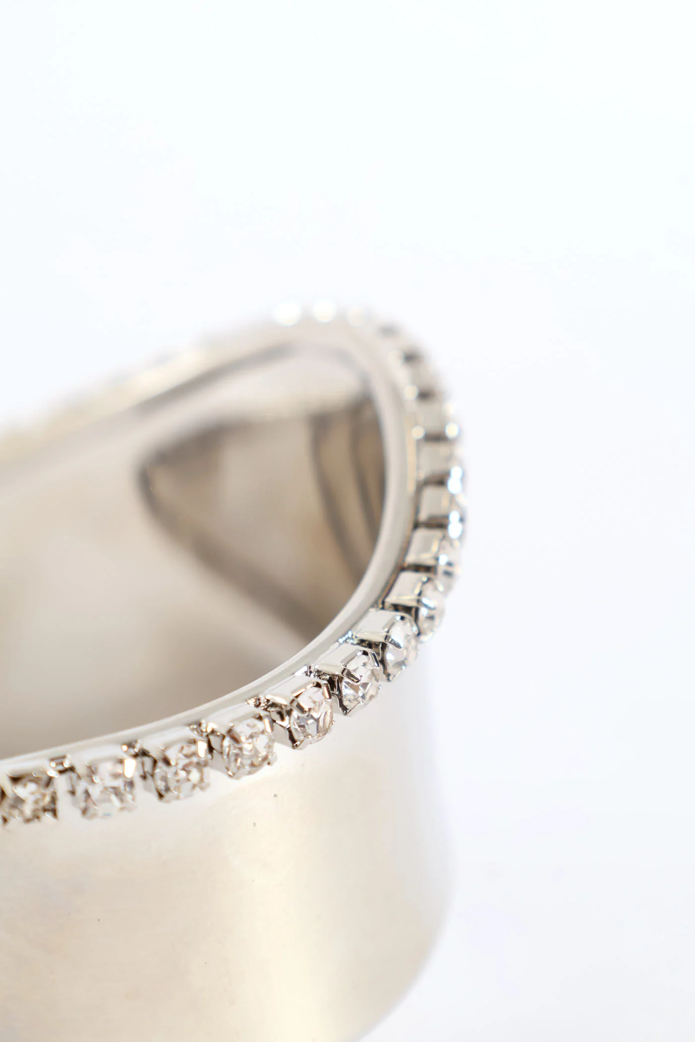Diamante Cuff - Silver Grey - Image 3