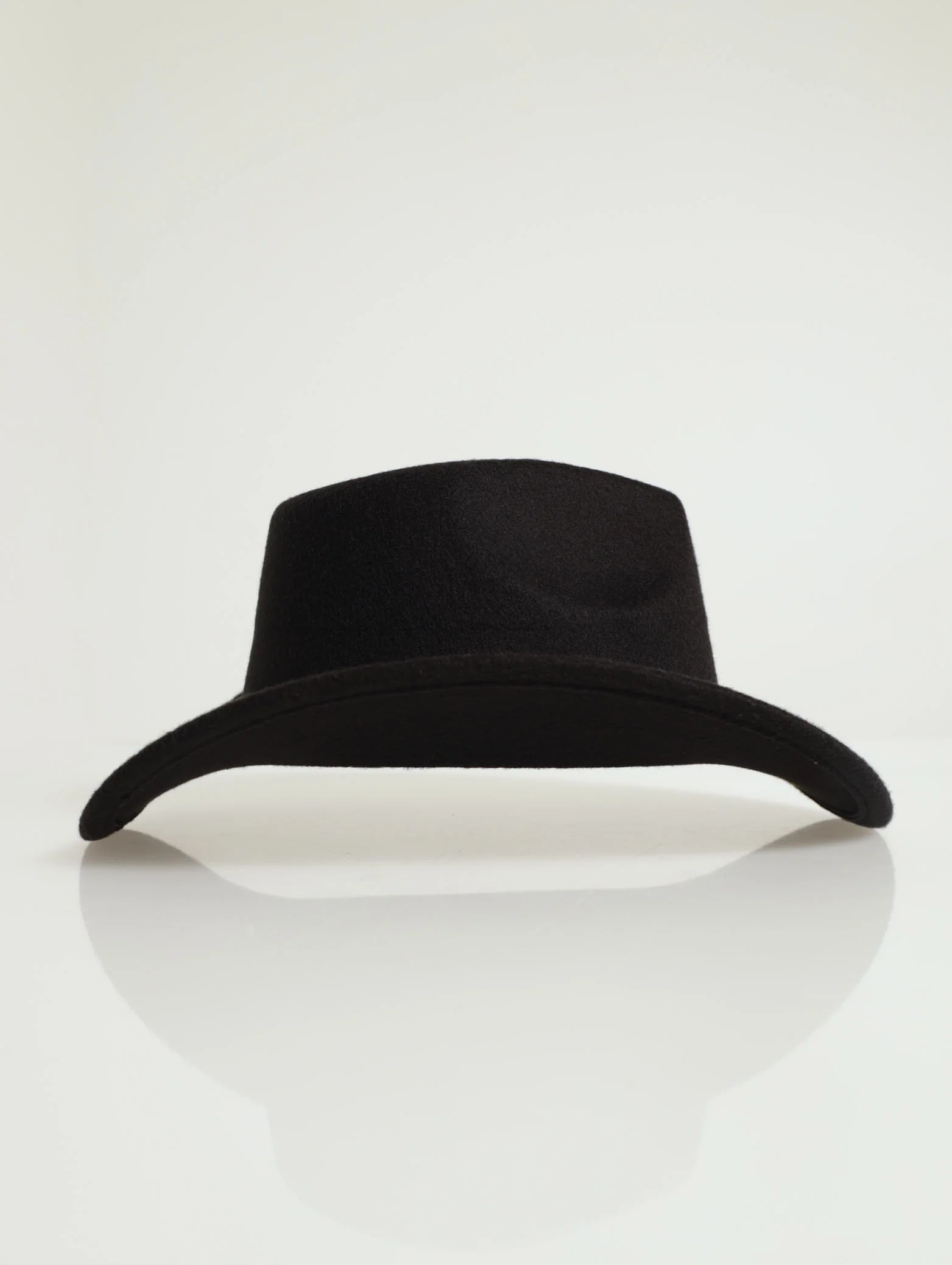 Diamante Detail Felt Cowboy Hat - Image 4