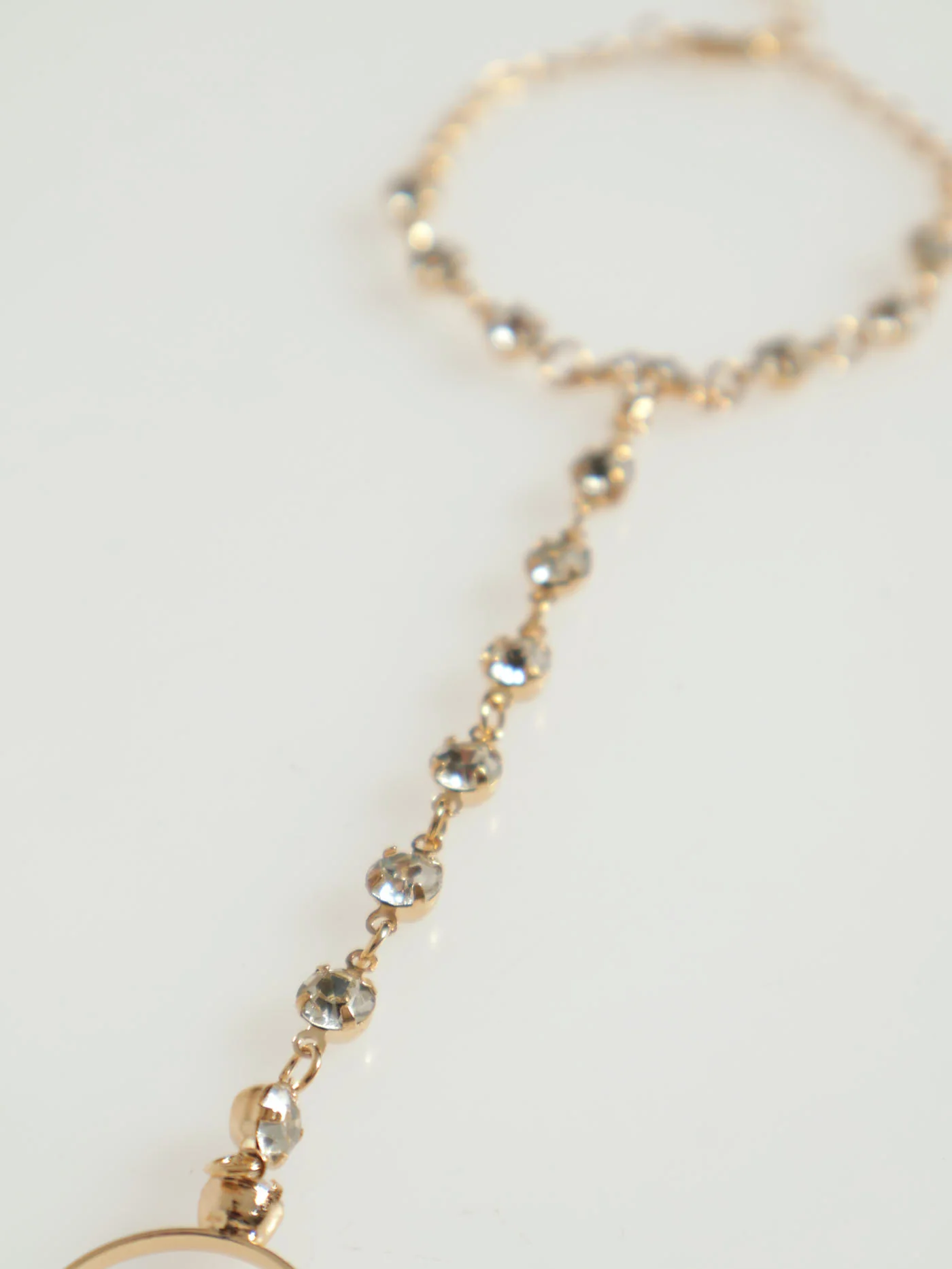 Diamante Hand Charm - Gold - Image 3