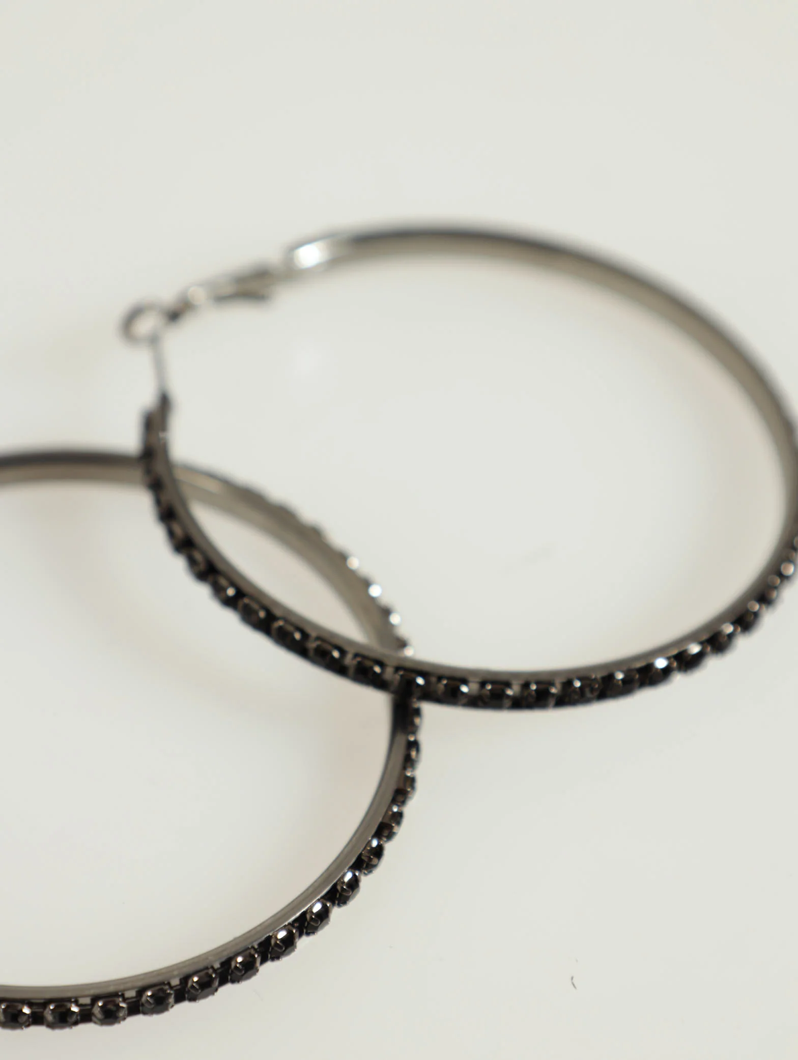 Diamante Hoop Earings - Image 2