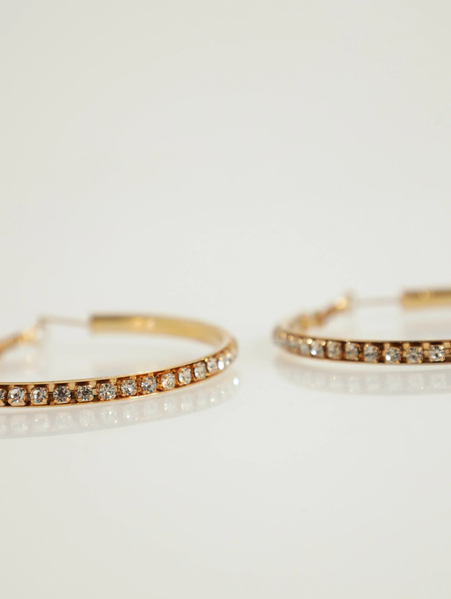 Diamante Hoop Earrings - Image 2