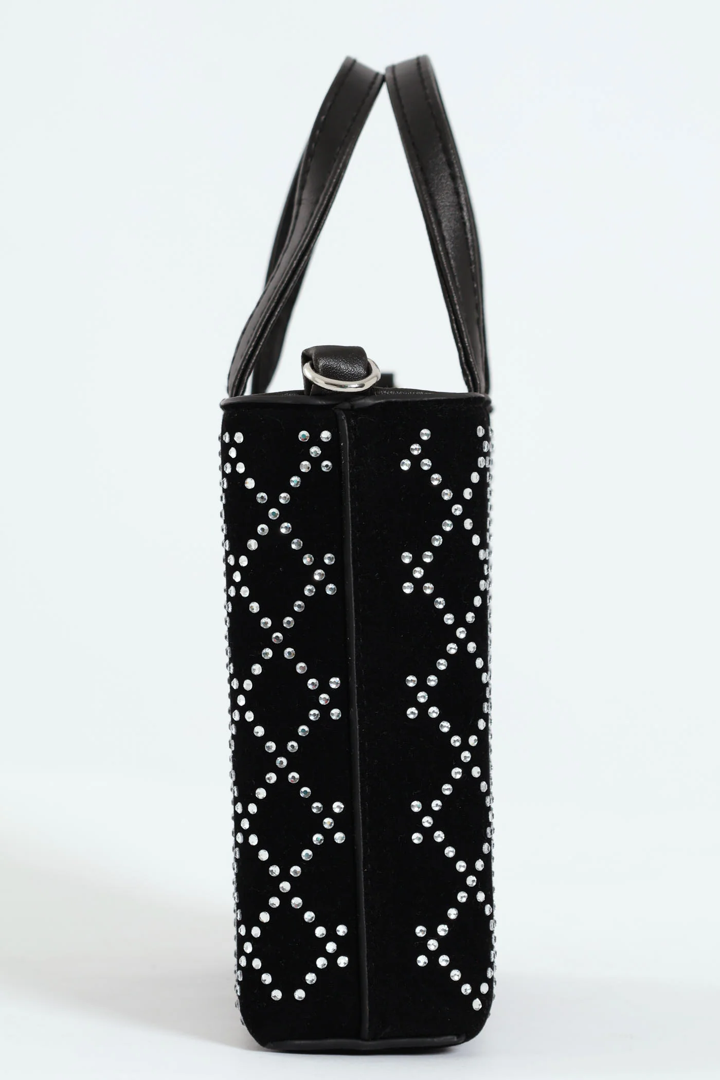 Diamante Tote Bag - Black - Image 4