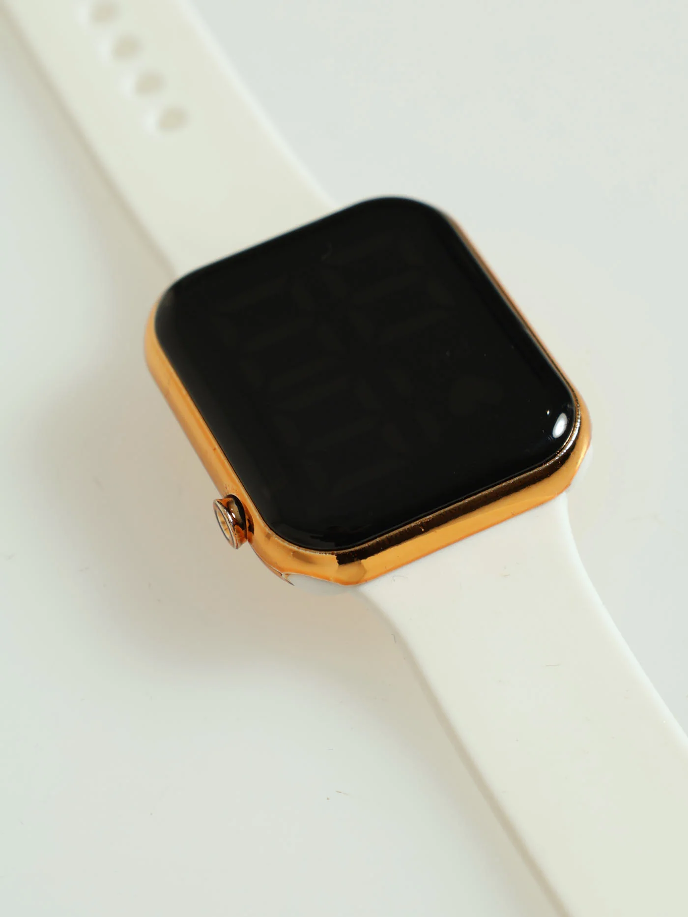 Digital Square Face Watch - Rose Gold - Image 2