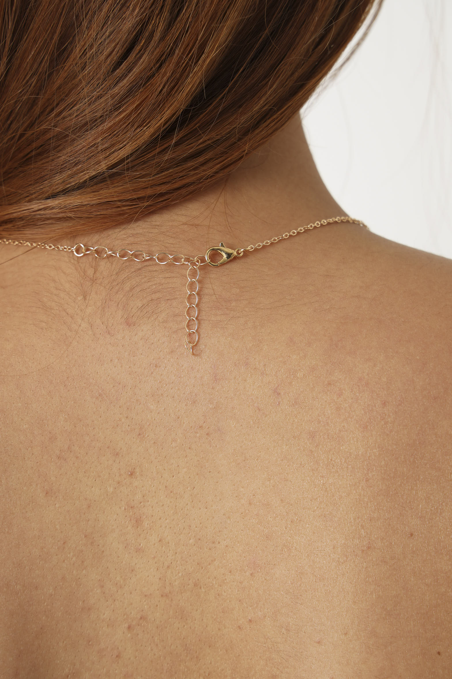 Disc Pendant Necklace - Gold - Image 3