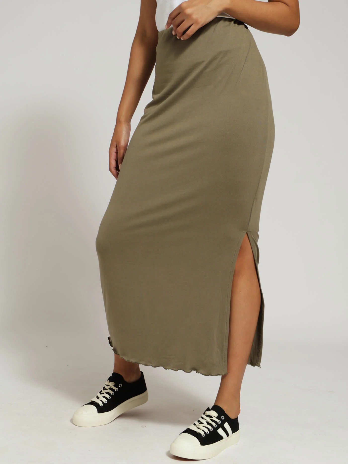 Disty Midaxi Skirt - Fatigue - Image 2