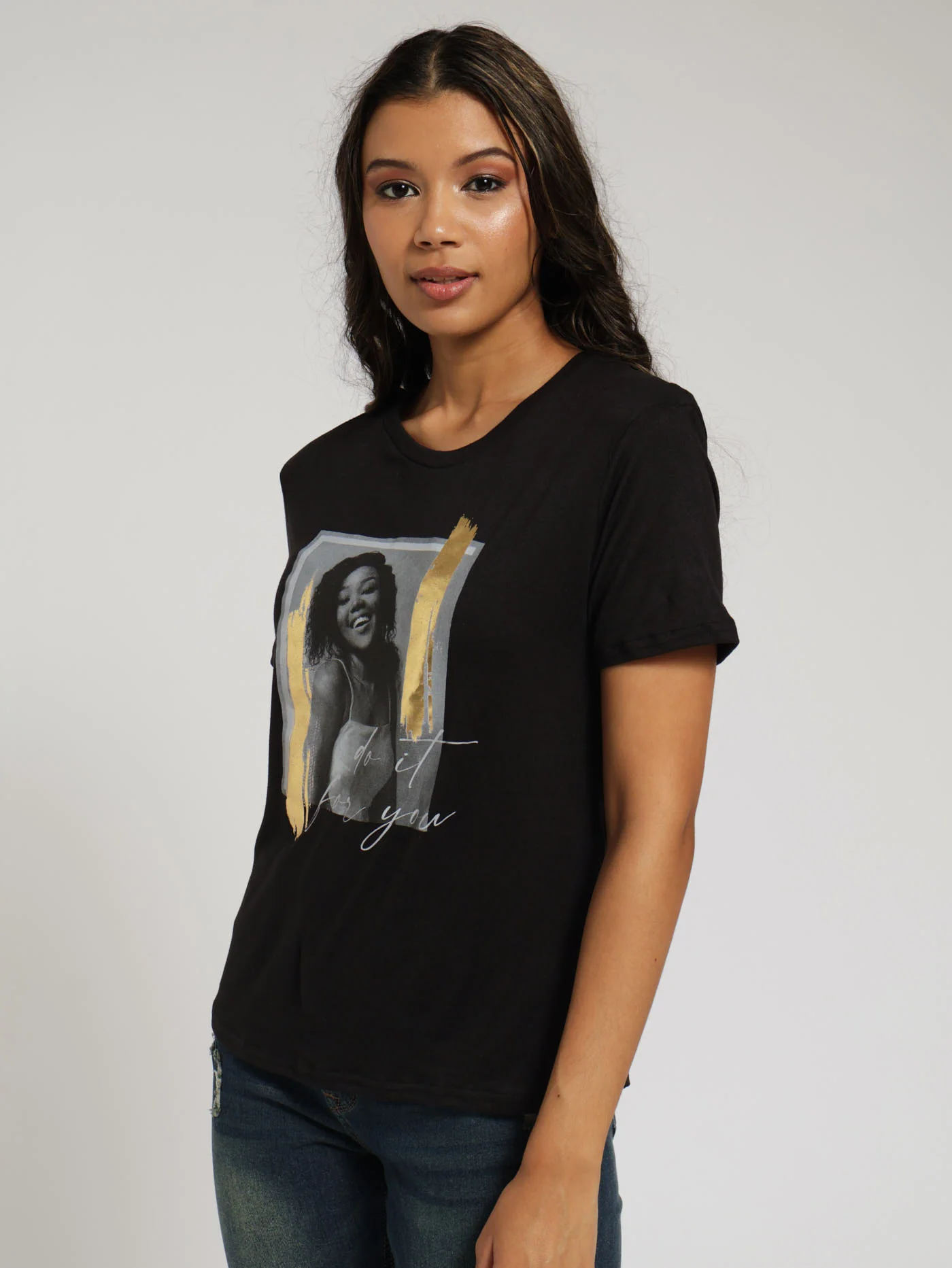 Do It Photographic Print Tee - Black - Image 2