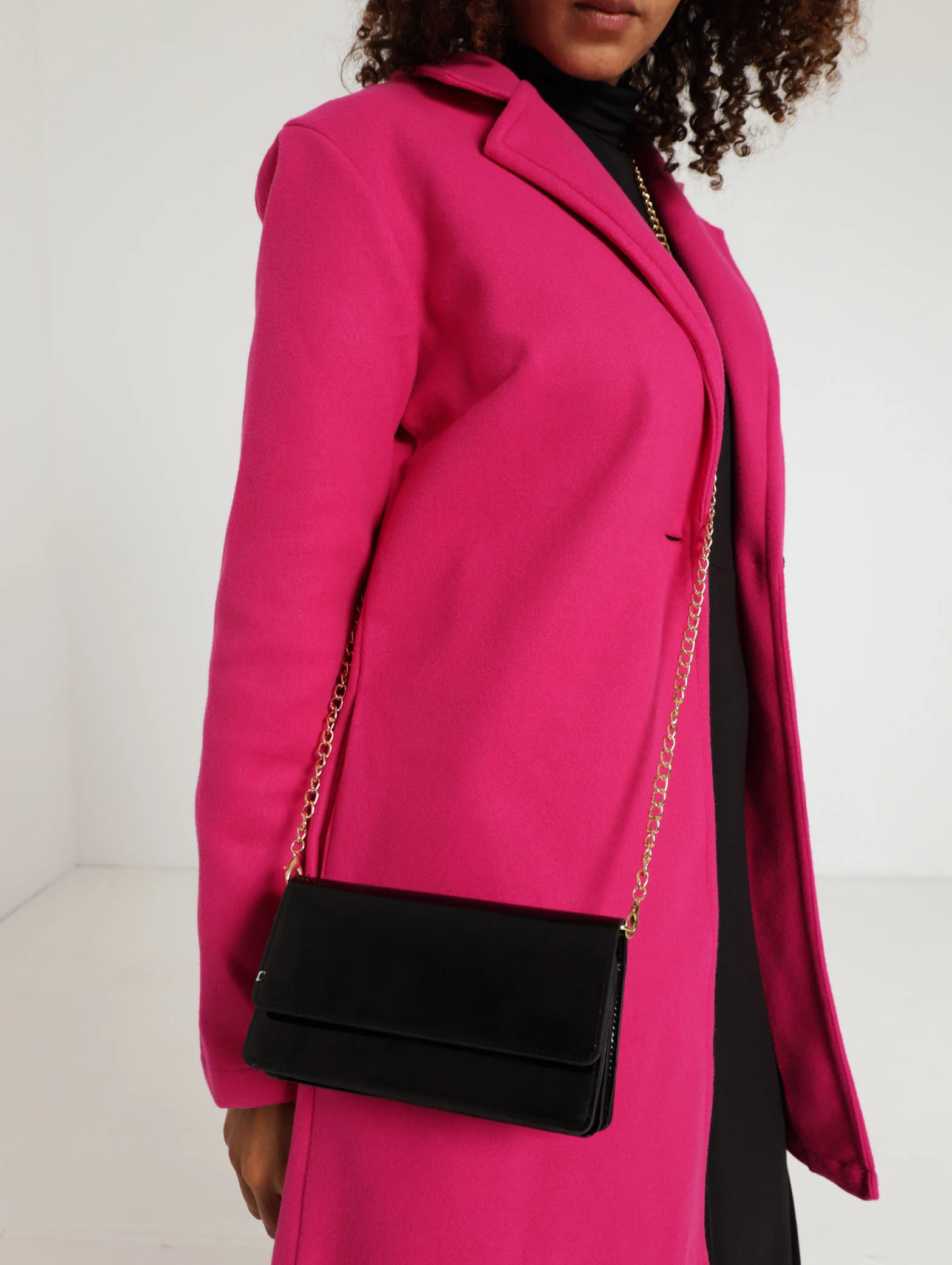 Double Compartment Mini Rectangular Satchel - Image 2