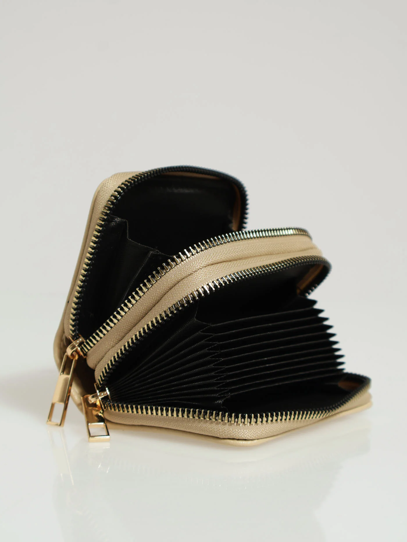 Double Zip Queen Wallet - Nude - Image 4